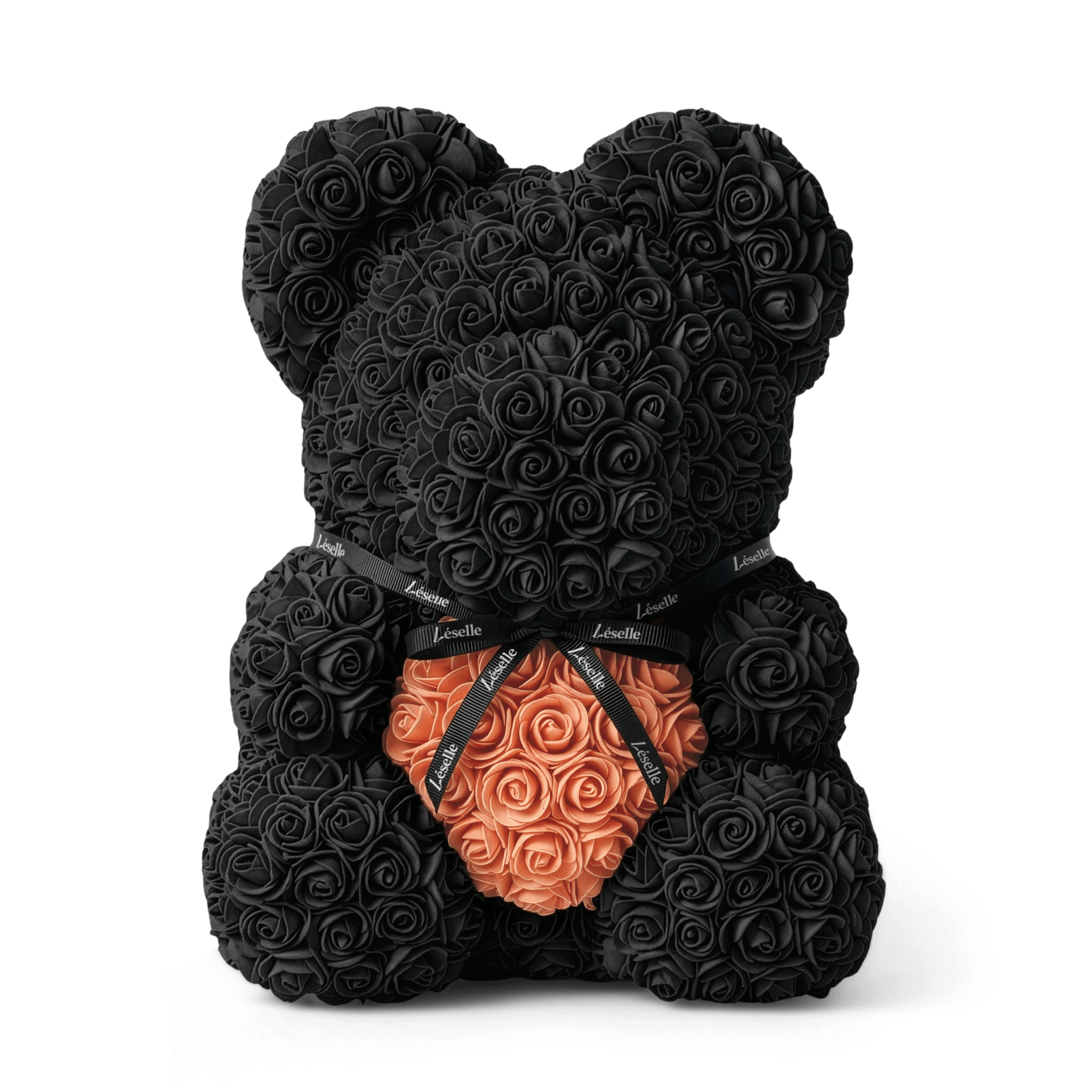 Eternal Rose Bear - Ebony Black Edition