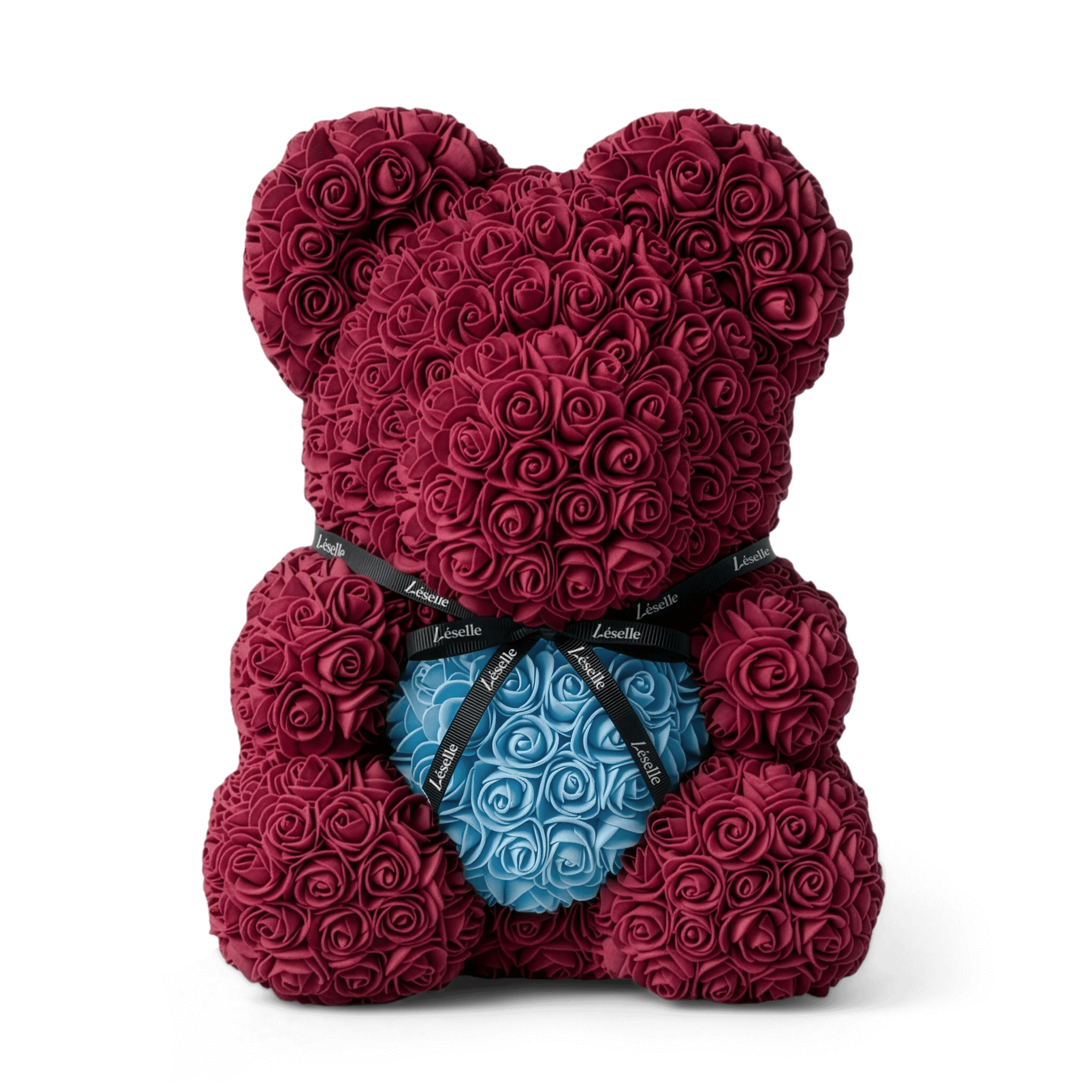 Eternal Rose Bear - Burgundy Edition