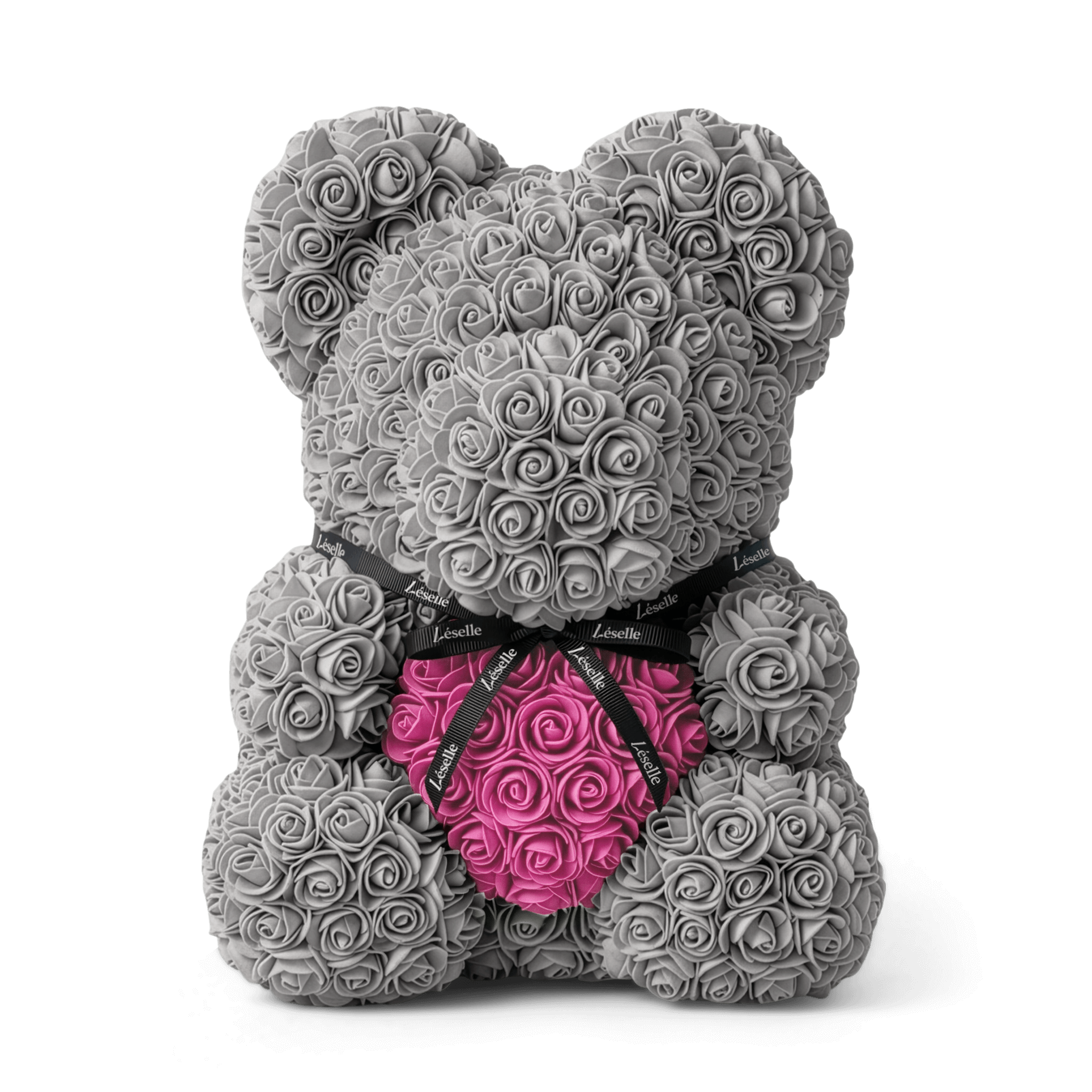 Eternal Rose Bear - Platinum Grey Edition