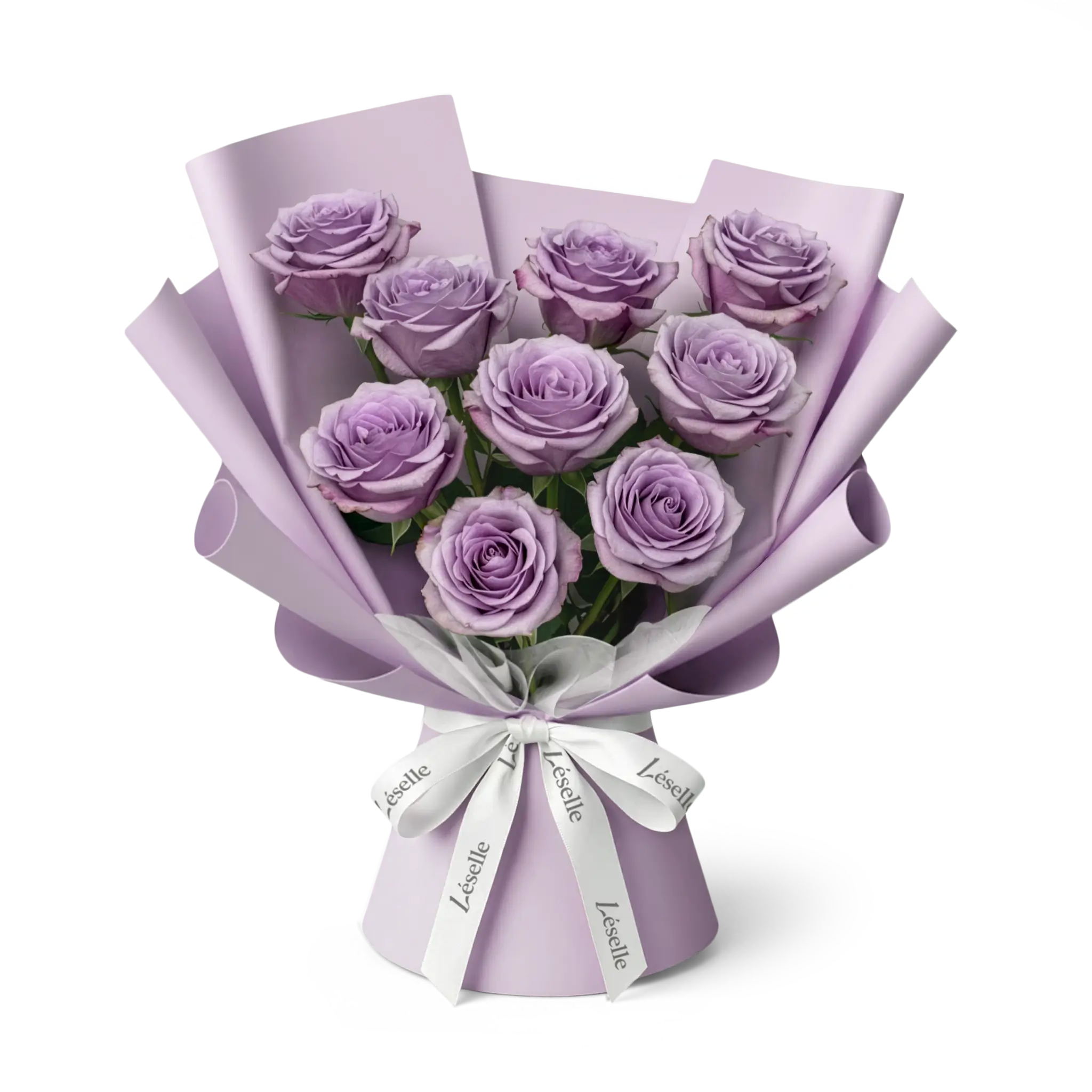 Premium Ecuadorian Dusty Purple Rose Bouquet - Star Platinum