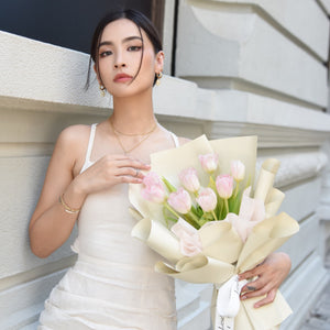 Fresh Flower Bouquet - Pink Tulips